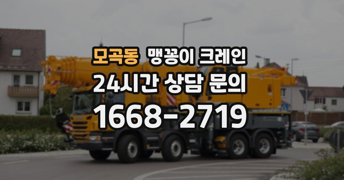모곡동 맹꽁이 크레인
