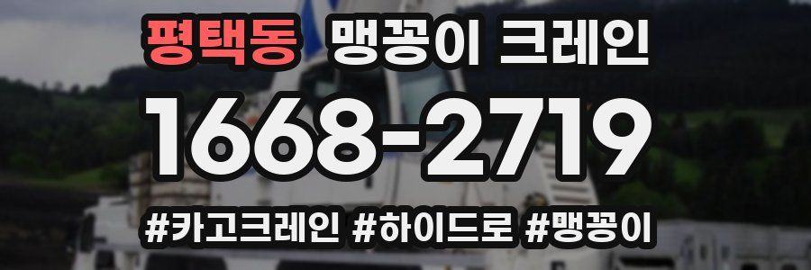 평택동 맹꽁이 크레인