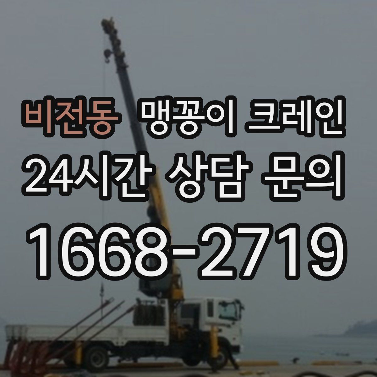 비전동 맹꽁이 크레인
