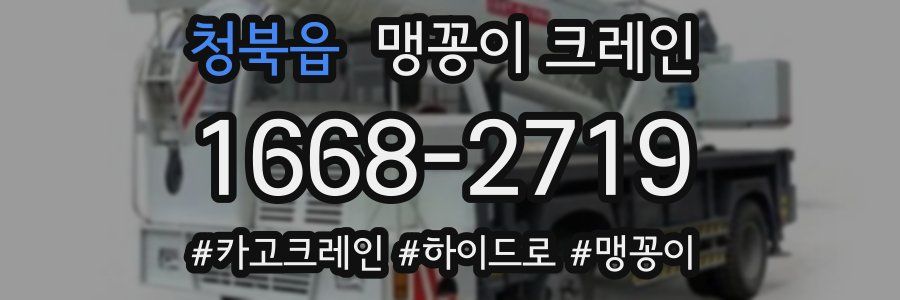 청북읍 맹꽁이 크레인