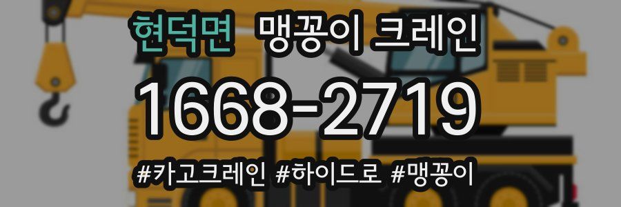 현덕면 맹꽁이 크레인