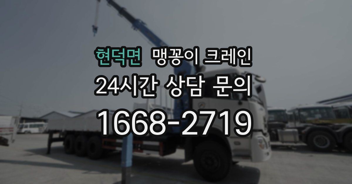 현덕면 맹꽁이 크레인