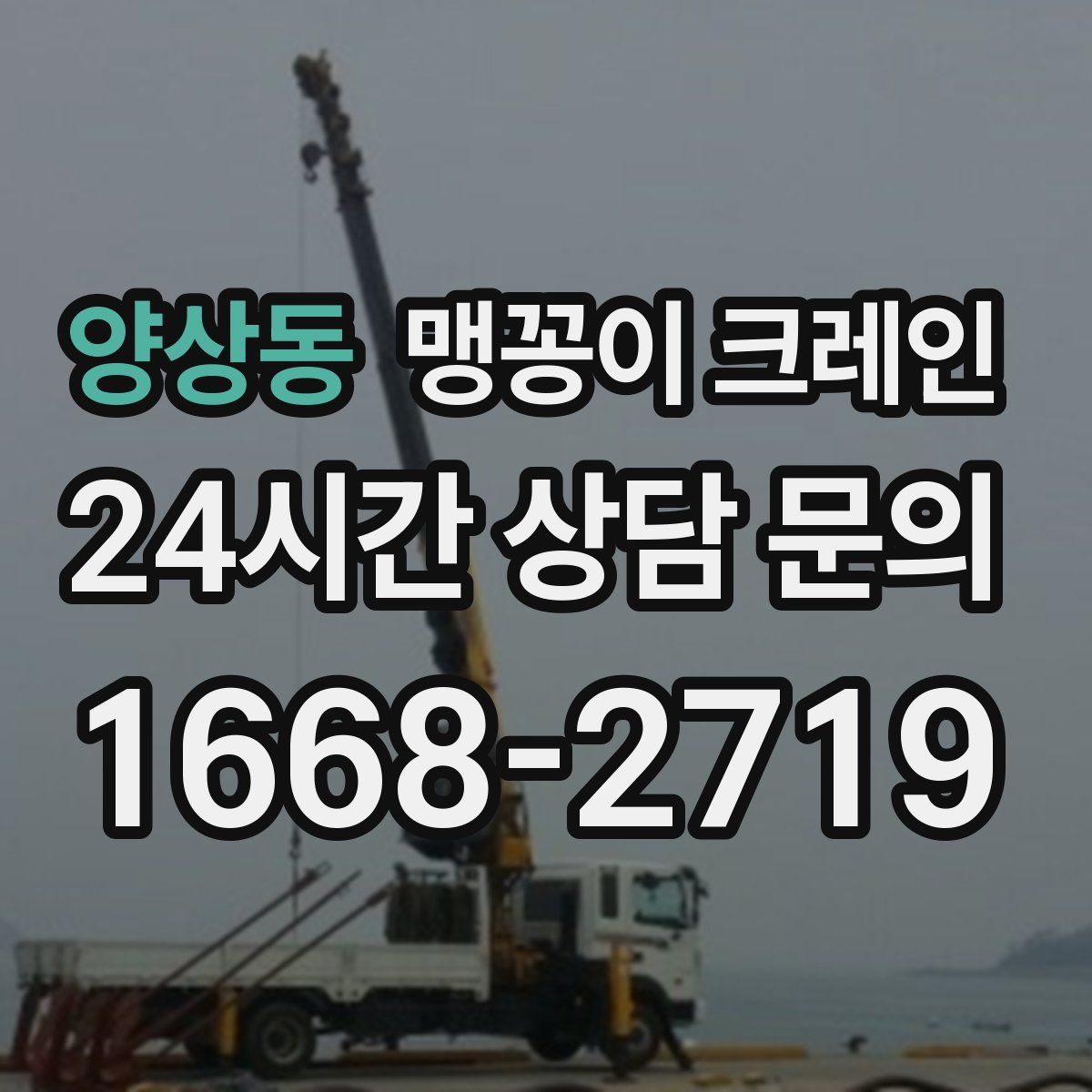 양상동 맹꽁이 크레인