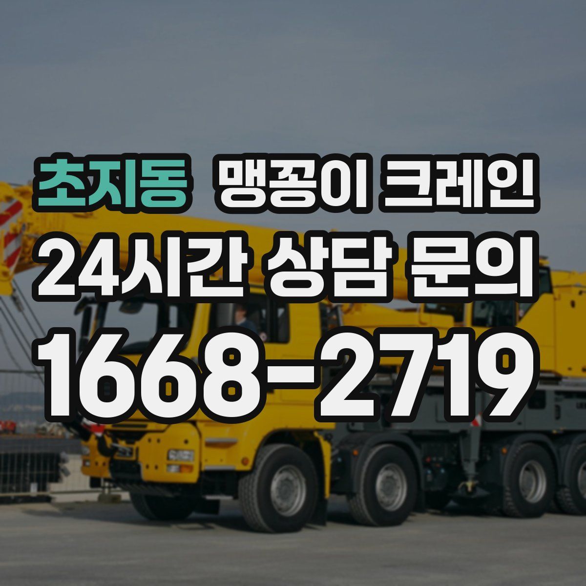 초지동 맹꽁이 크레인