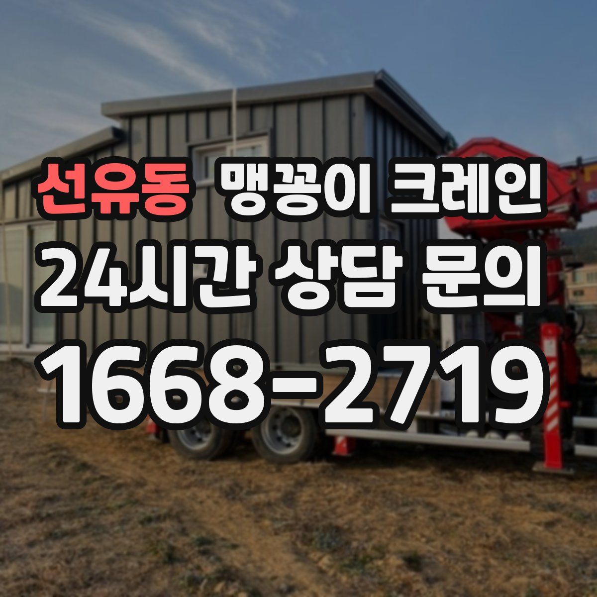 선유동 맹꽁이 크레인