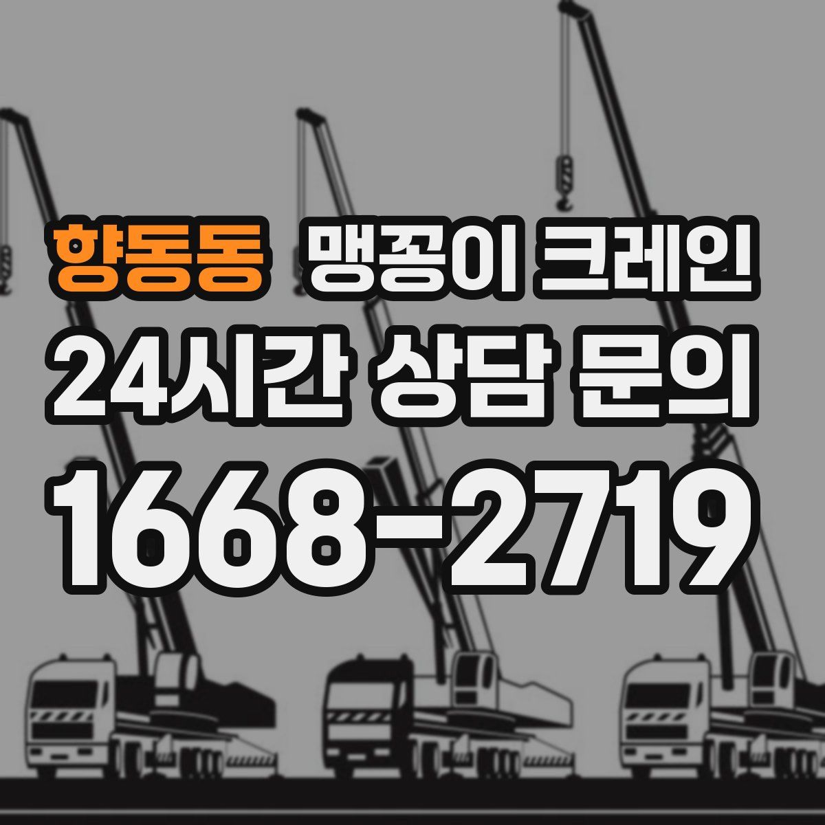 향동동 맹꽁이 크레인