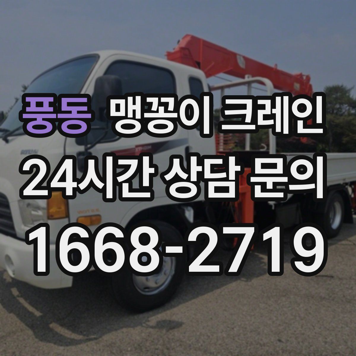 풍동 맹꽁이 크레인