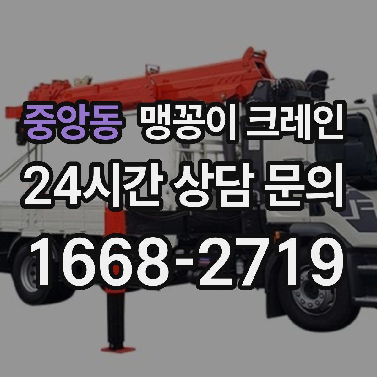 중앙동 맹꽁이 크레인 작업 구역 통제가 필요한 이유
