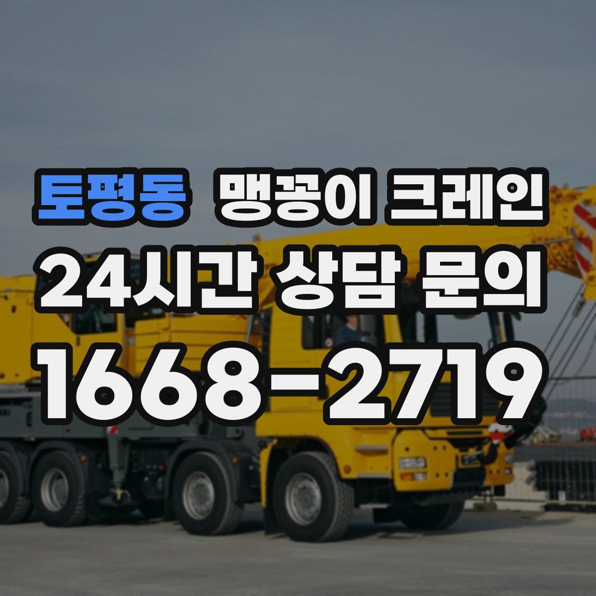 토평동 맹꽁이 크레인