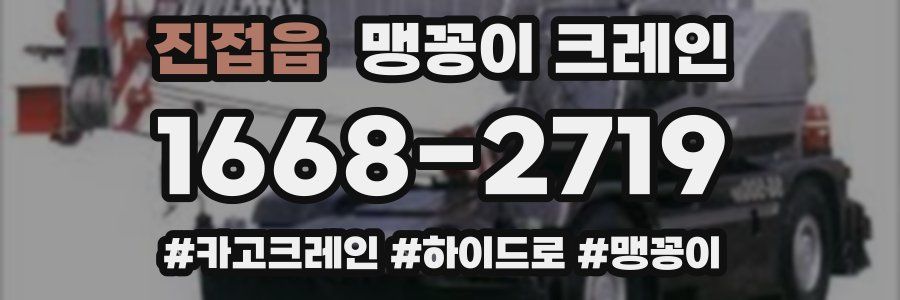 진접읍 맹꽁이 크레인