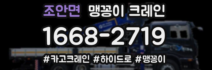 조안면 맹꽁이 크레인