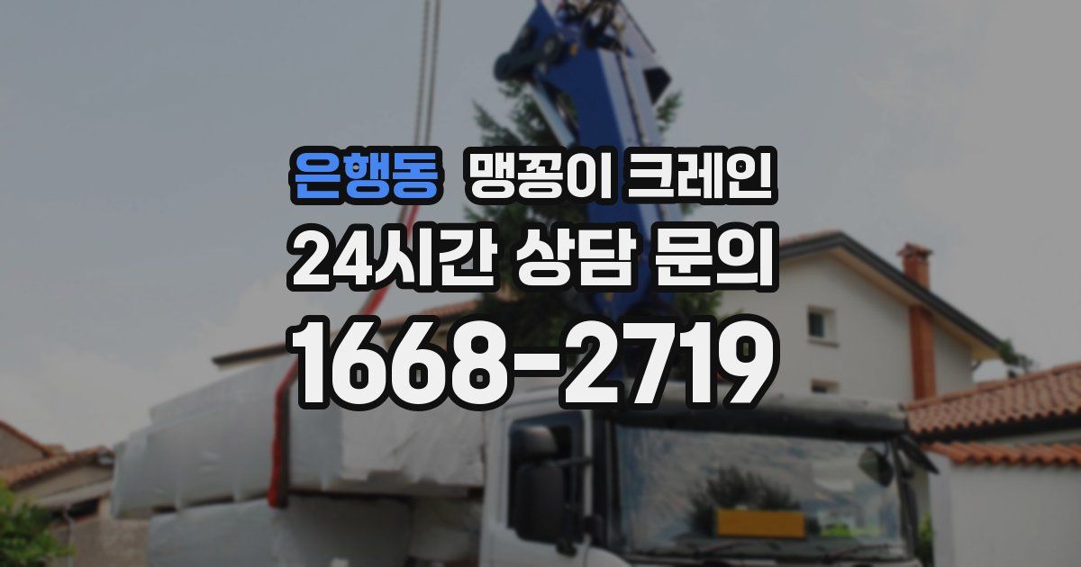 은행동 맹꽁이 크레인