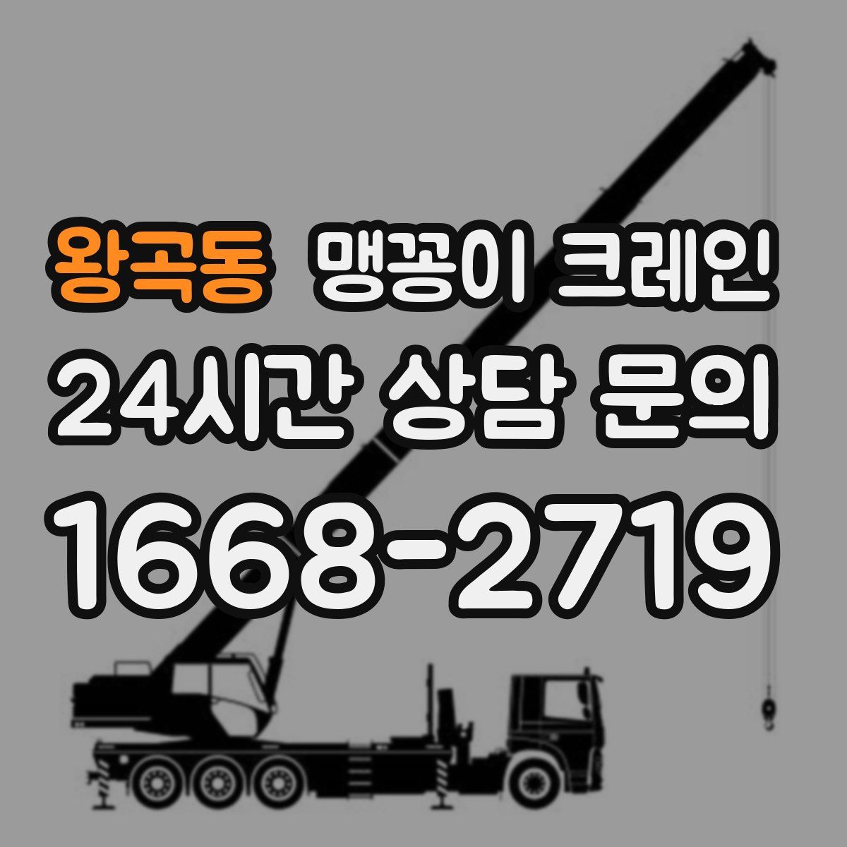 왕곡동 맹꽁이 크레인