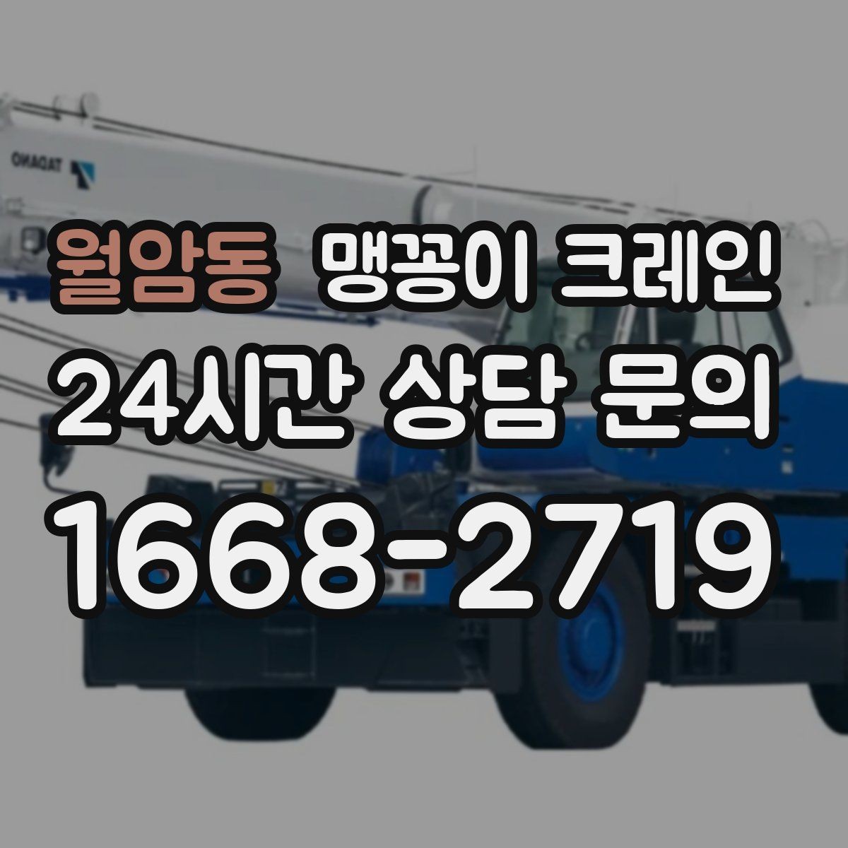 월암동 맹꽁이 크레인 하이드로 크레인과 맹꽁이의 차이 정리