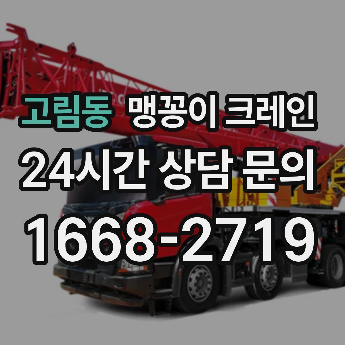 고림동 맹꽁이 크레인