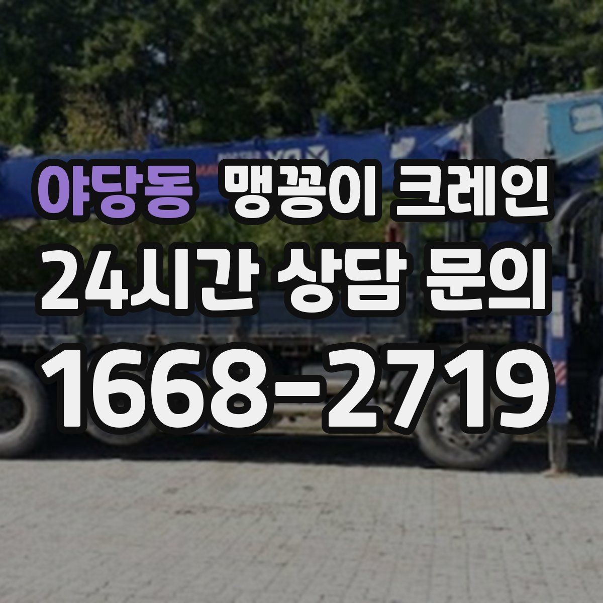 야당동 맹꽁이 크레인 1시간 작업도 실패 없이 끝내는 준비