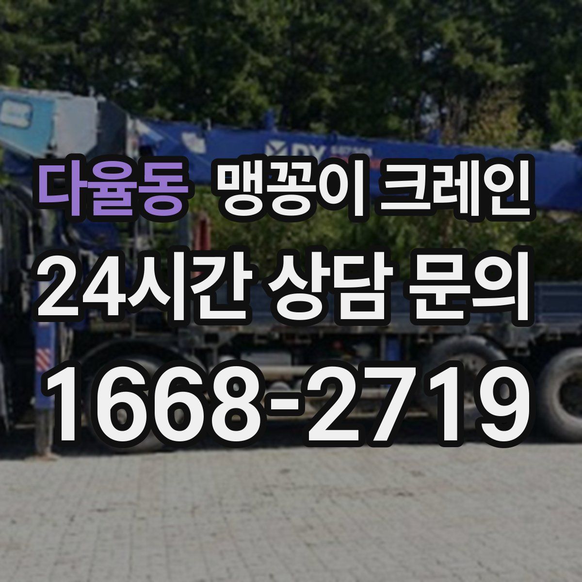 다율동 맹꽁이 크레인