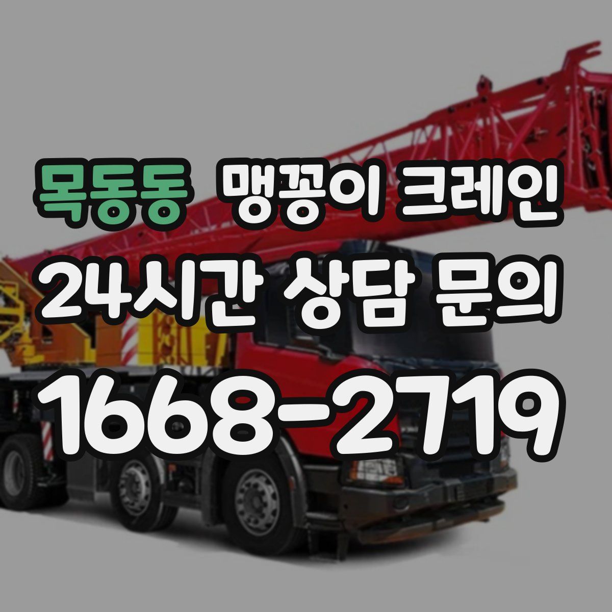 목동동 맹꽁이 크레인