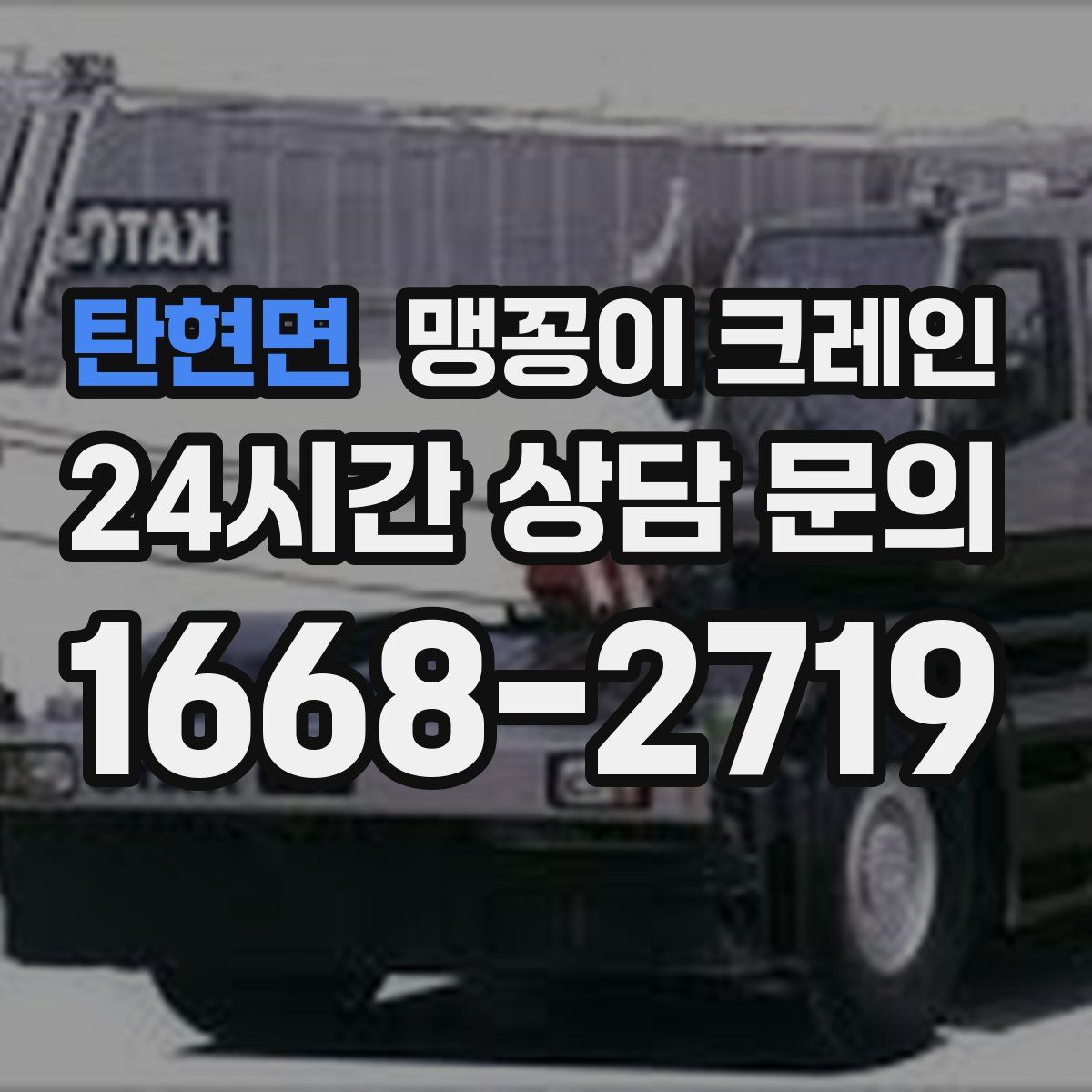 탄현면 맹꽁이 크레인