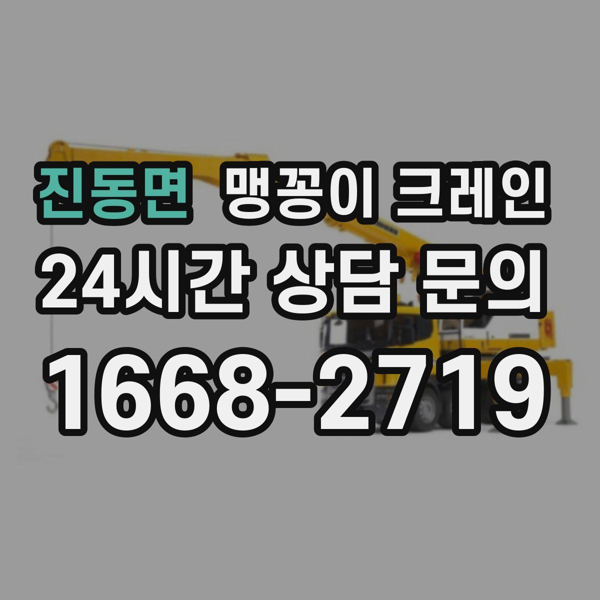 진동면 맹꽁이 크레인