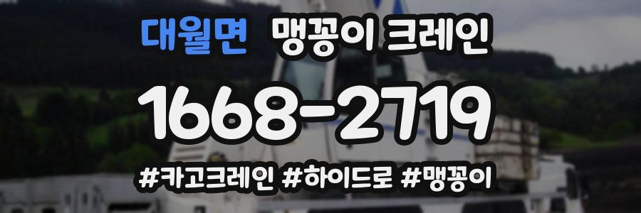 대월면 맹꽁이 크레인