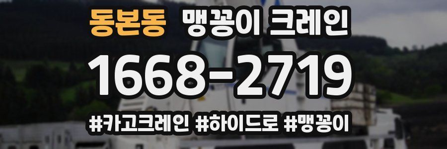 동본동 맹꽁이 크레인