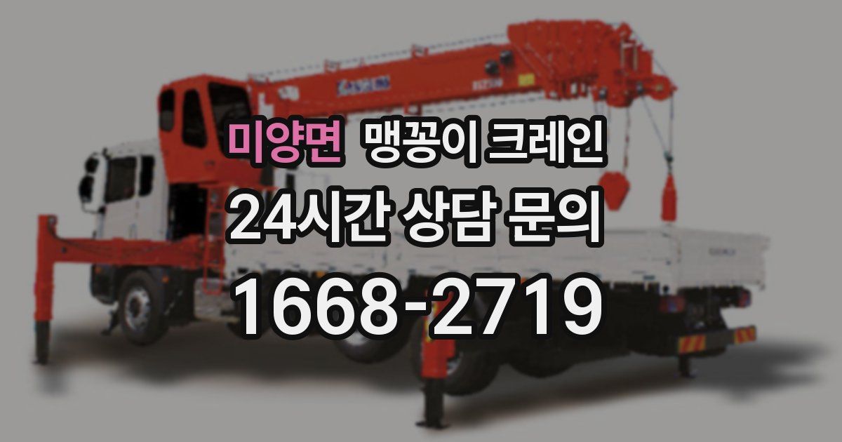 미양면 맹꽁이 크레인