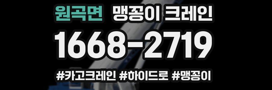 원곡면 맹꽁이 크레인