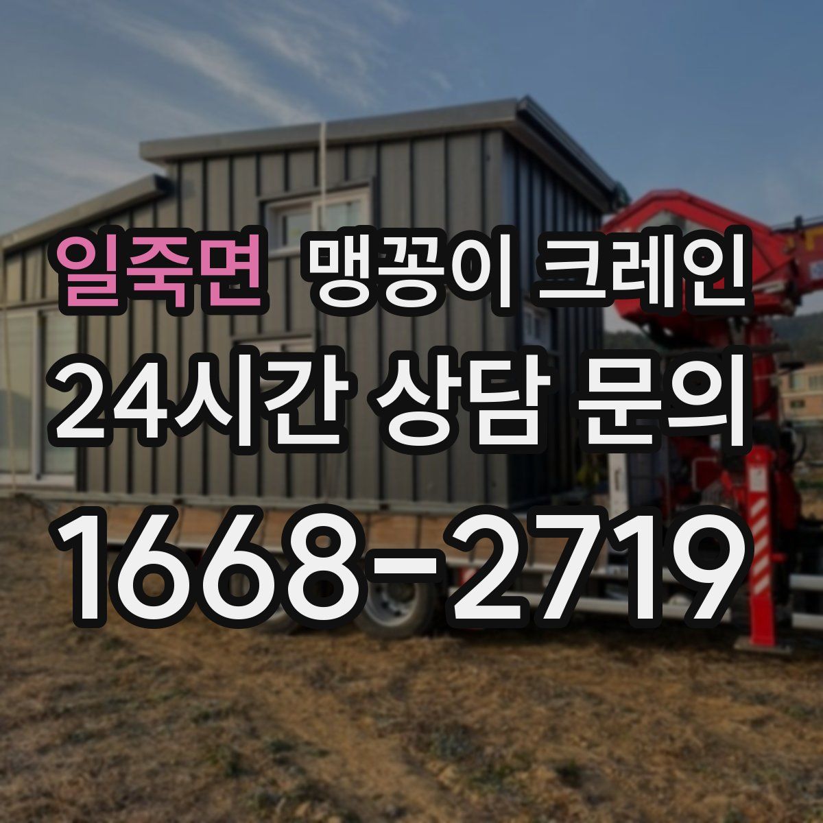 일죽면 맹꽁이 크레인