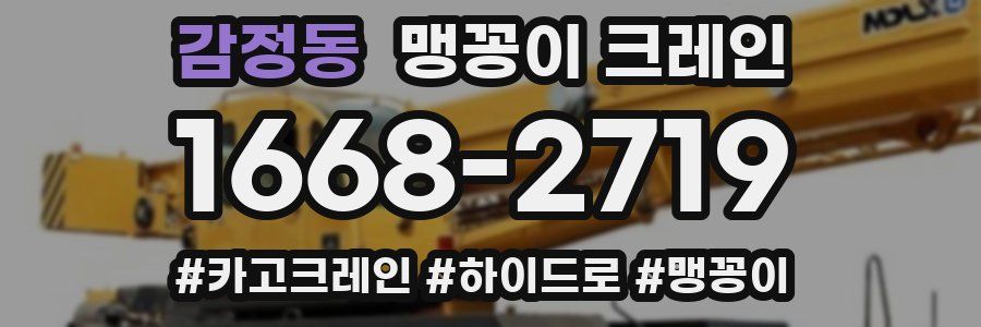 감정동 맹꽁이 크레인