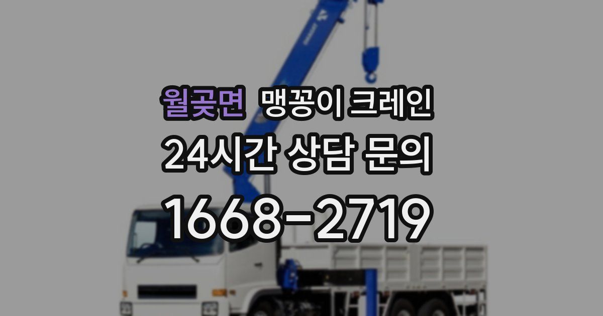 월곶면 맹꽁이 크레인