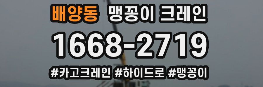 배양동 맹꽁이 크레인