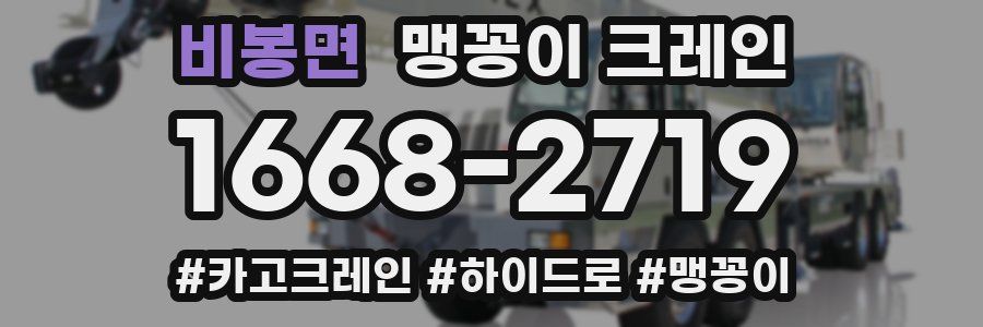 비봉면 맹꽁이 크레인