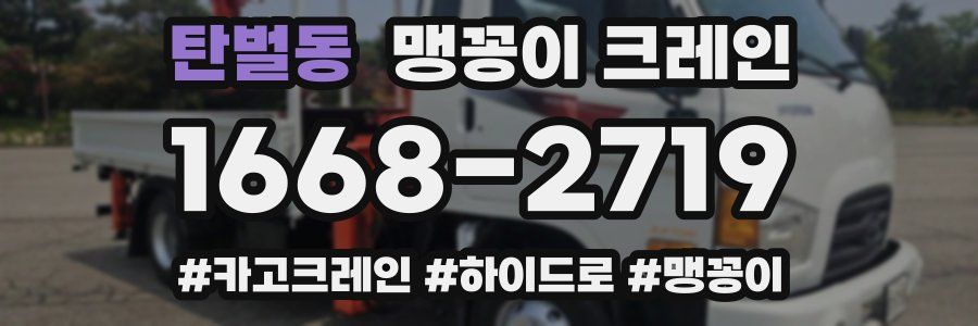 탄벌동 맹꽁이 크레인