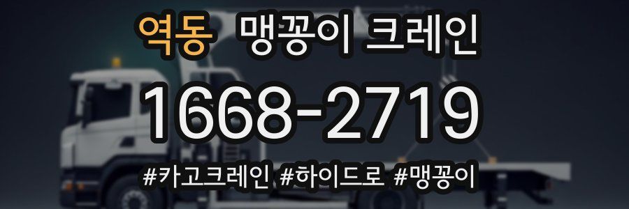 역동 맹꽁이 크레인