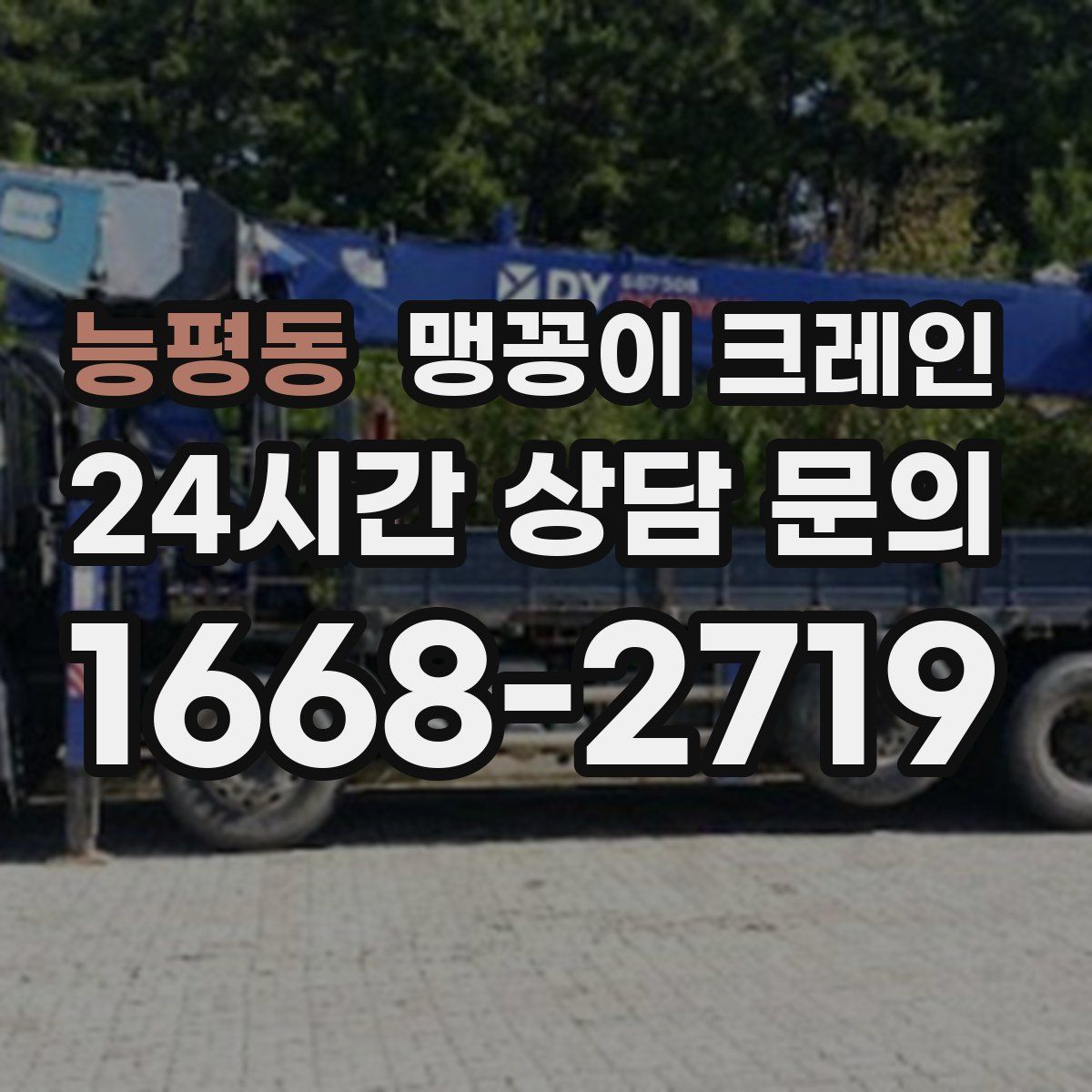 능평동 맹꽁이 크레인
