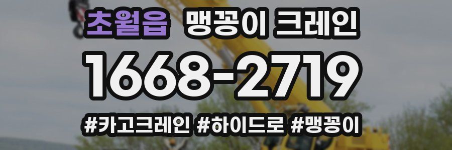 초월읍 맹꽁이 크레인