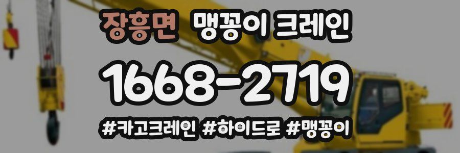 장흥면 맹꽁이 크레인
