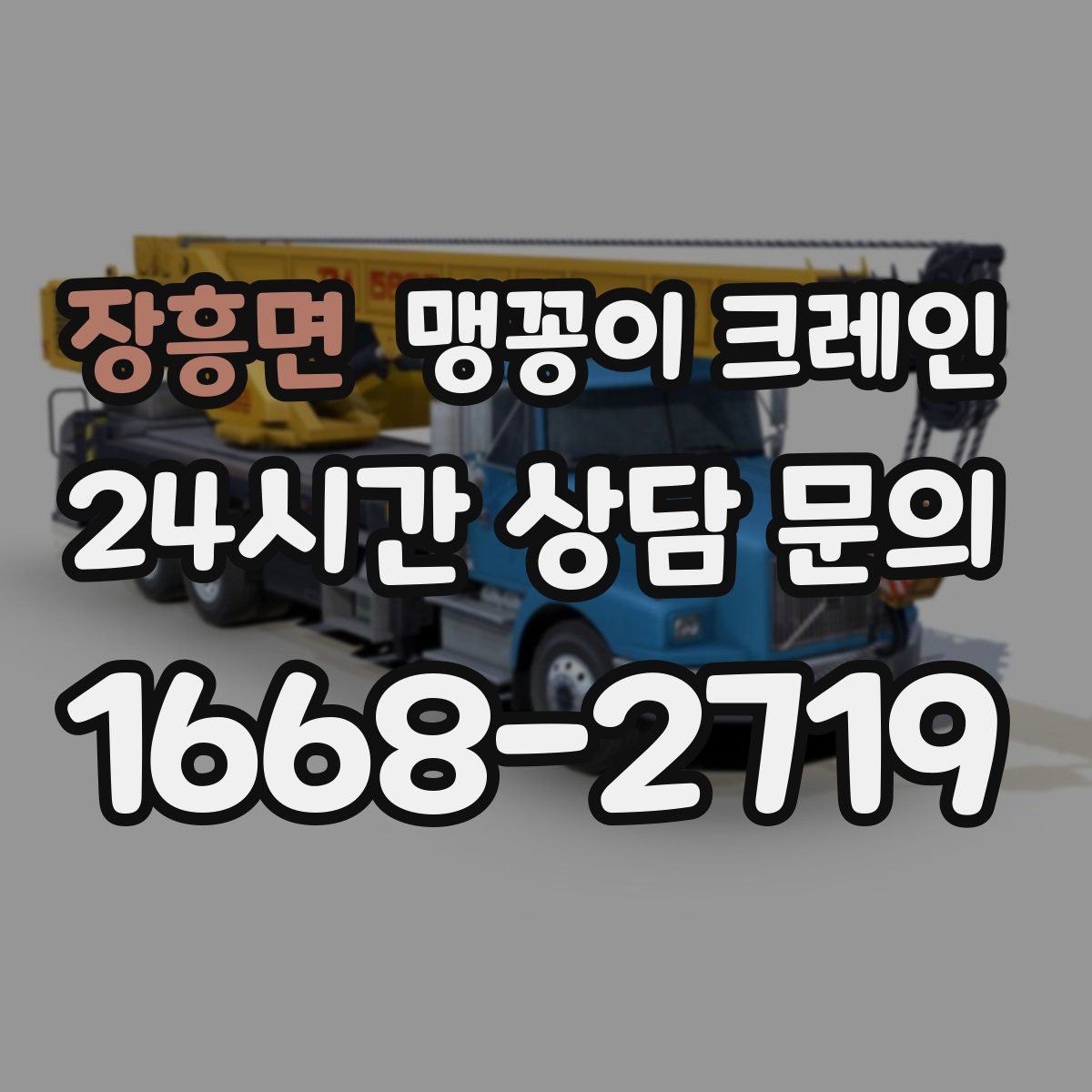 장흥면 맹꽁이 크레인