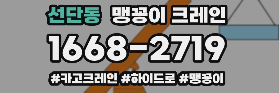 선단동 맹꽁이 크레인