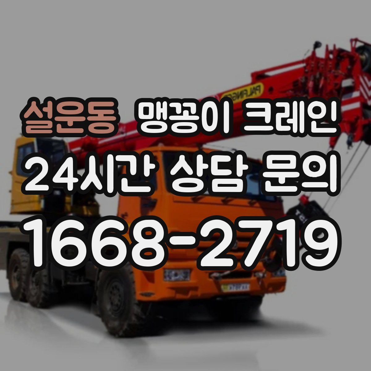 설운동 맹꽁이 크레인