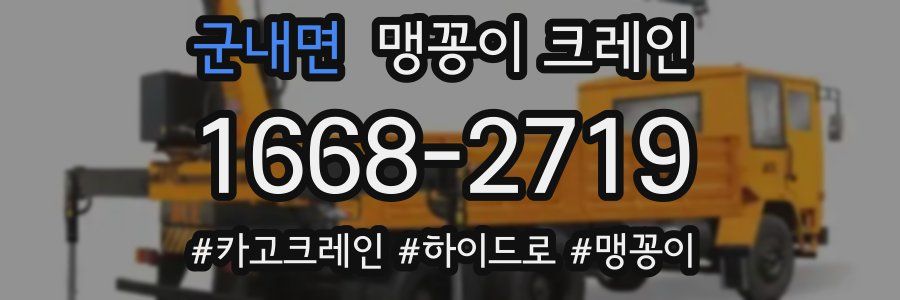 군내면 맹꽁이 크레인