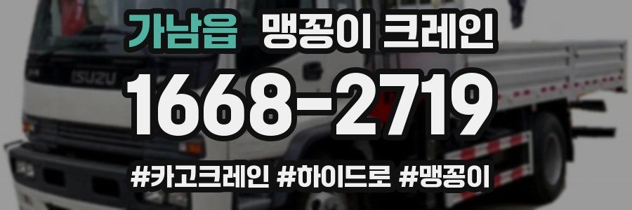 가남읍 맹꽁이 크레인