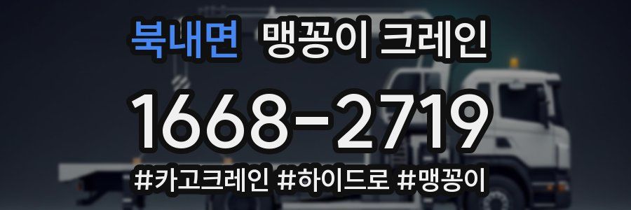 북내면 맹꽁이 크레인