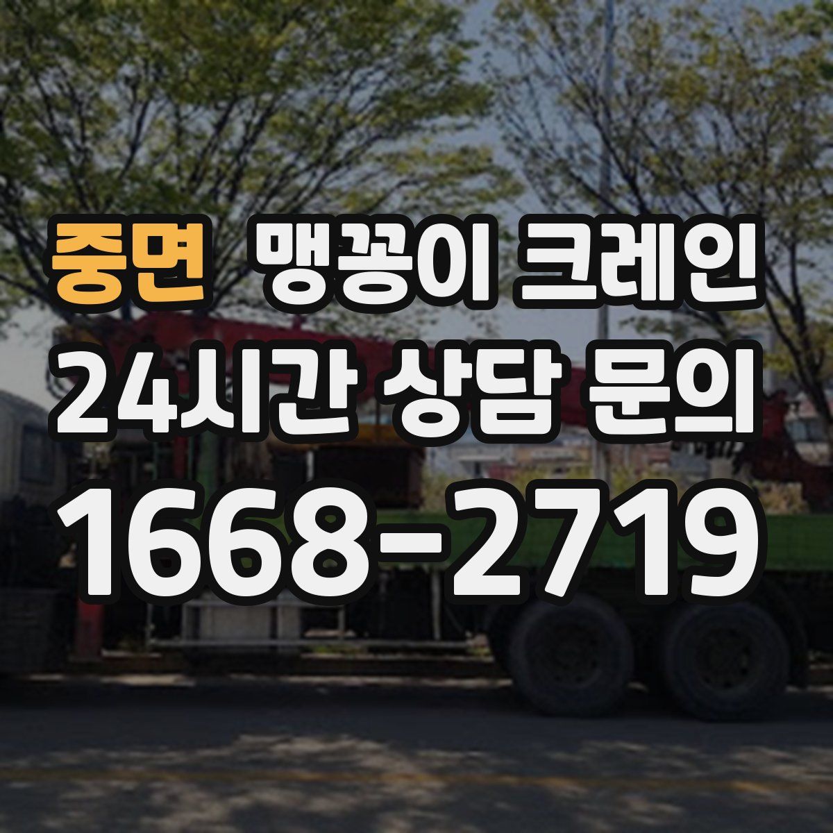 중면 맹꽁이 크레인