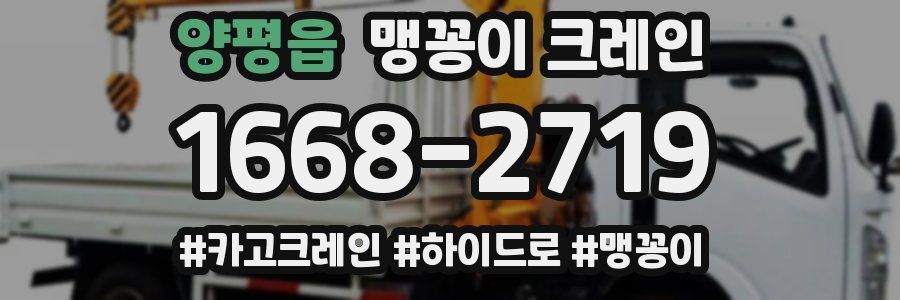 양평읍 맹꽁이 크레인