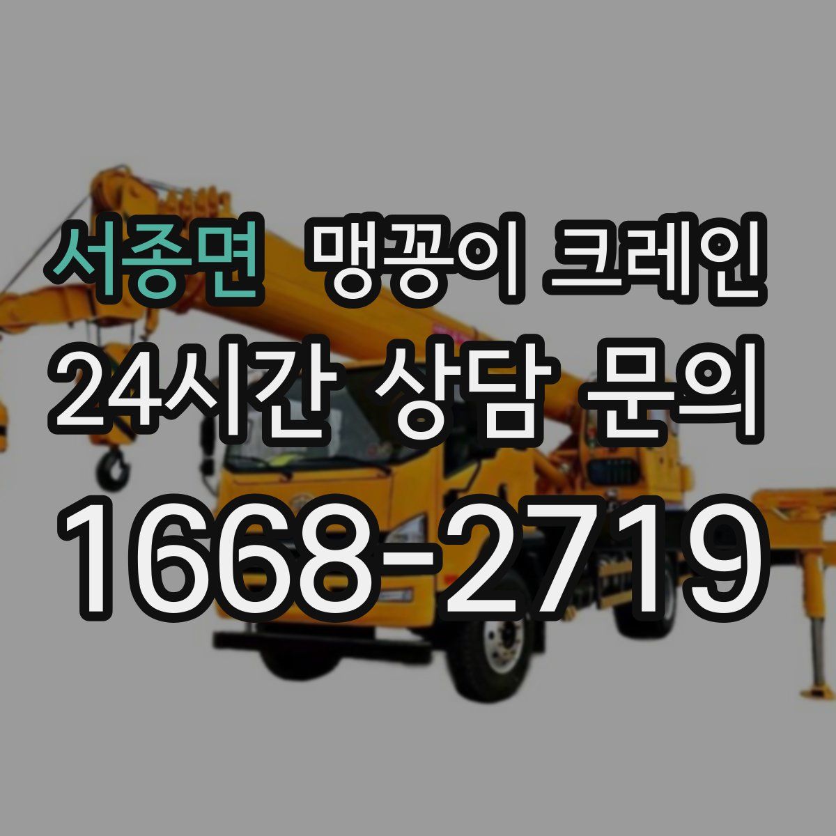 서종면 맹꽁이 크레인