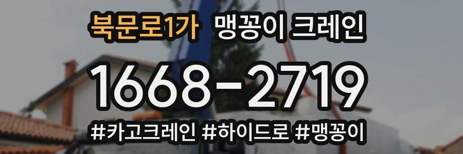 북문로1가 맹꽁이 크레인