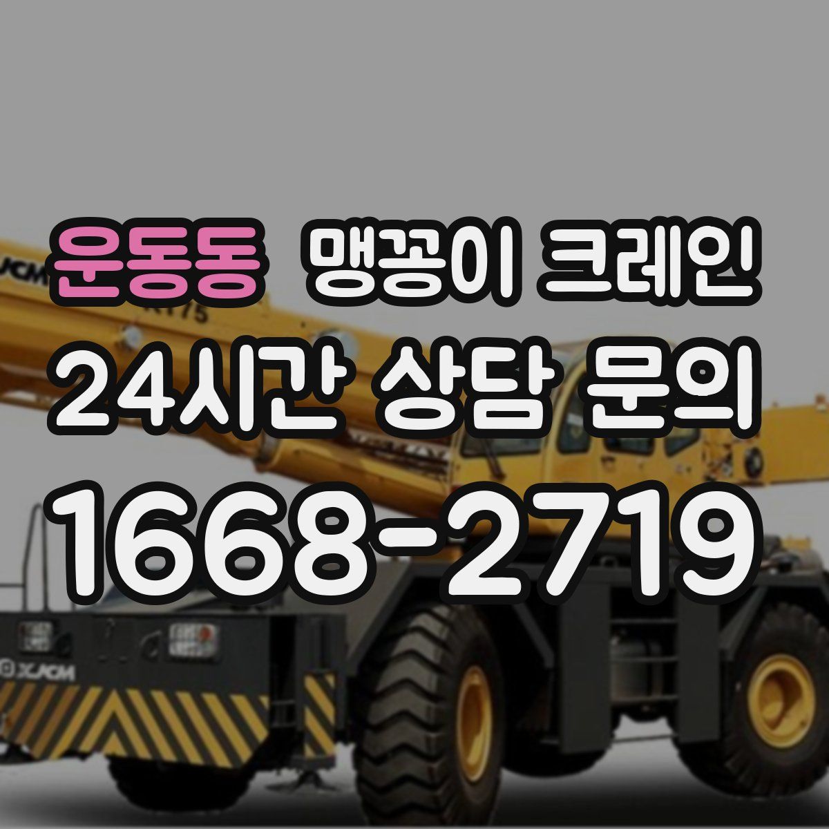 운동동 맹꽁이 크레인