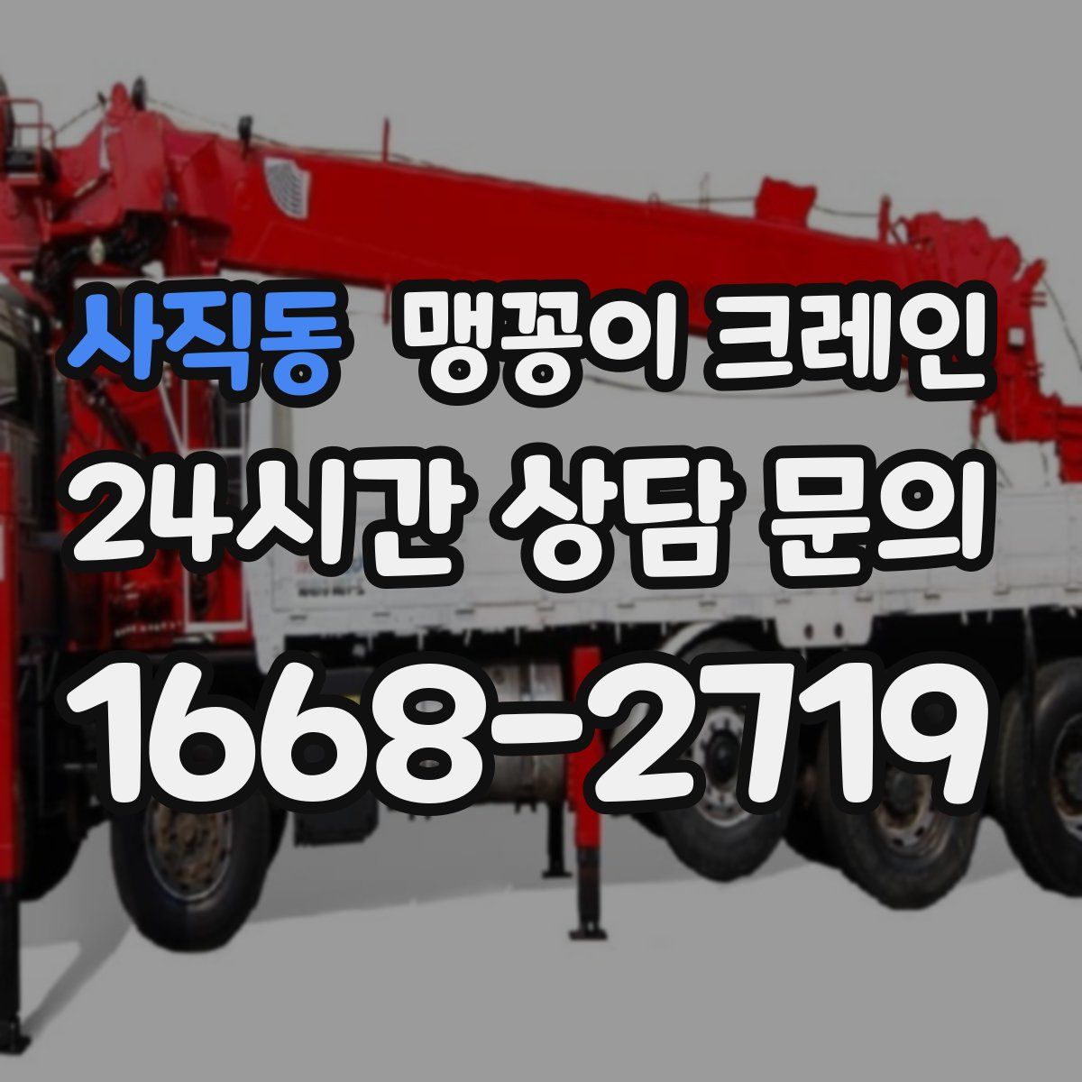 사직동 맹꽁이 크레인